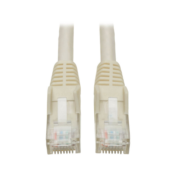 Tripp Lite N201-014-WH Cat6 Gigabit Snagless Molded (UTP) Ethernet Cable (RJ45 M/M), White, 14 ft. (4.27 m) N201-014-WH 037332148094