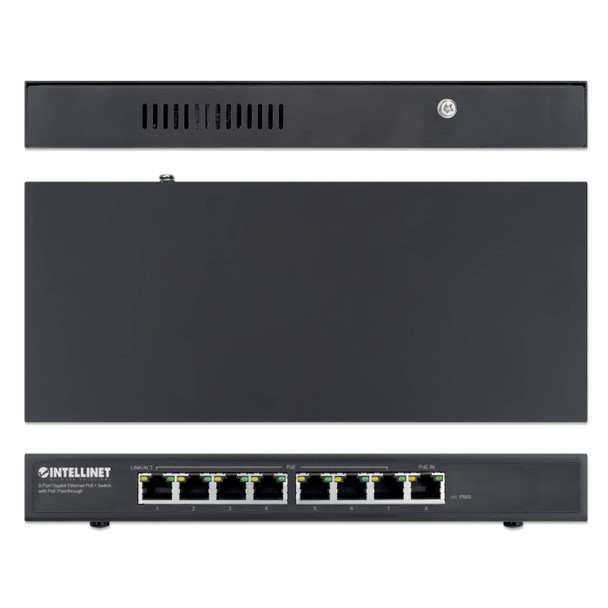 Intellinet 561679 network switch Gigabit Ethernet (10/100/1000) Power over Ethernet (PoE) Black 561679 766623561679