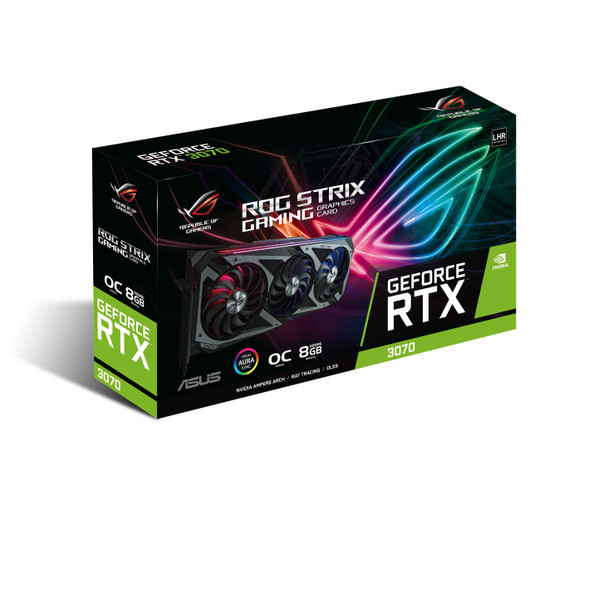 ASUS ROG GeForce RTX 3070 V2 OC Edition NVIDIA 8 GB GDDR6 STRIX-RTX3070-O8G-V2-GAM 195553320252