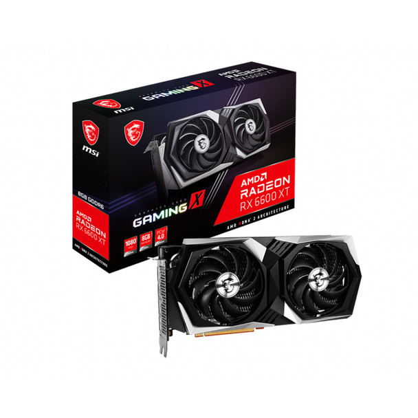 MSI Radeon RX 6600 XT Gaming X 8G AMD 8 GB GDDR6 R6600XTGX8 824142262269