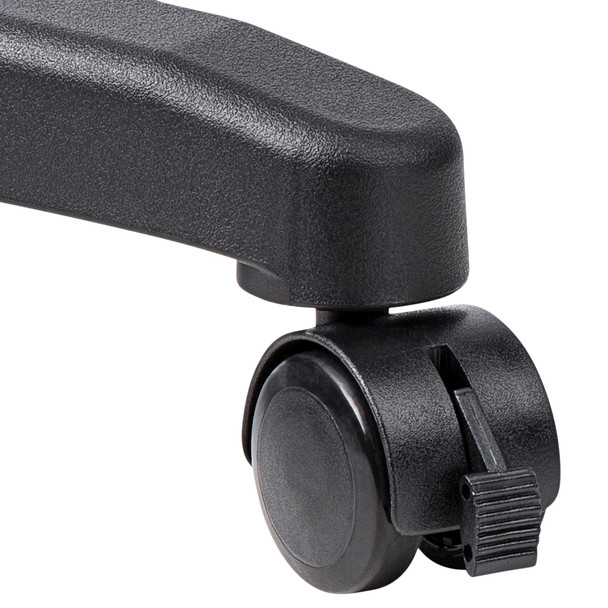 StarTech.com Mobile Tablet Stand with Lockable Wheels - Height Adjustable Cart - Universal Rolling Floor Stand for Tablets from 7 to 11 inch, Portable Tablet Stand w/ Detachable Tablet Holder STNDTBLTMOB 065030892148