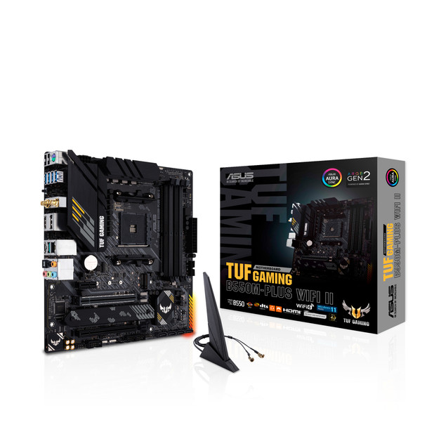 ASUS TUF GAMING B550M-PLUS WIFI II AMD B550 Socket AM4 micro ATX TUF GAMING B550M-PLUS WIFI II 195553305716