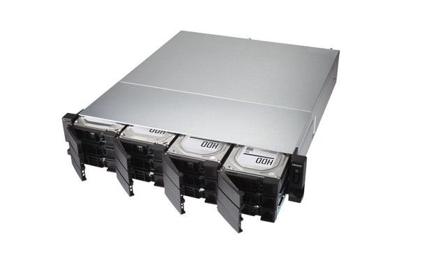 QNAP TS-h1886XU-RP R2 NAS Rack (2U) Ethernet LAN Black D-1622 TS-H1886XU-RP-R2-D1622-32G-US 885022023592
