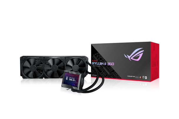 ASUS ROG RYUJIN II 360 Processor All-in-one liquid cooler 12 cm Black 1 pc(s) ROG RYUJIN II 360 195553273954