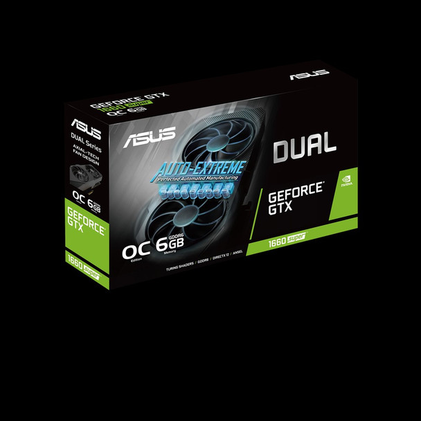 ASUS Dual -GTX1660S-O6G-EVO NVIDIA GeForce GTX 1660 SUPER 6 GB GDDR6 DUAL-GTX1660S-O6G-EVO 192876504772
