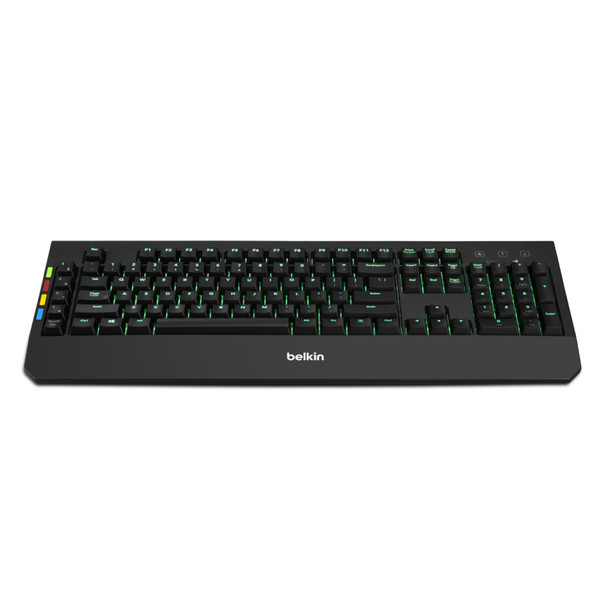 Belkin F1DN008KBD keyboard USB QWERTY English Black F1DN008KBD 745883811038