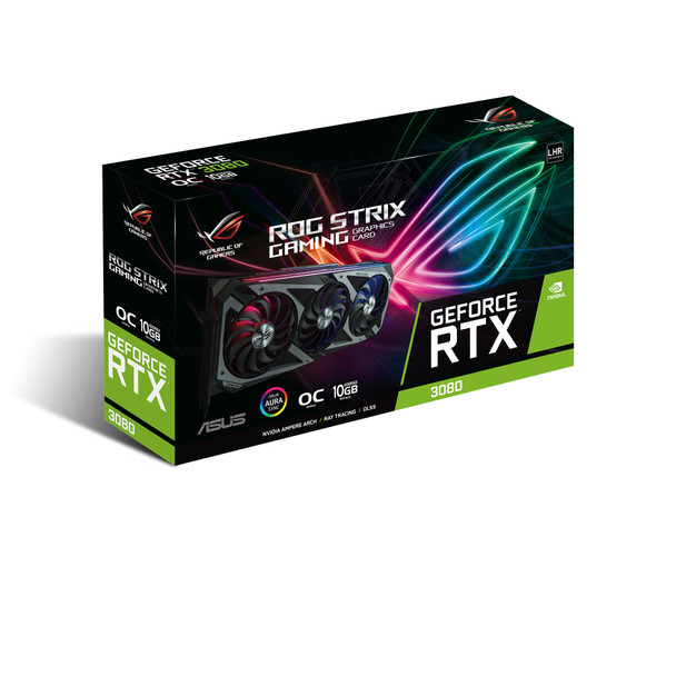 Asus Components ROG STRIX 3080 OC 10G V2 ROG-STRIX-RTX3080-O10G-V2 195553321761