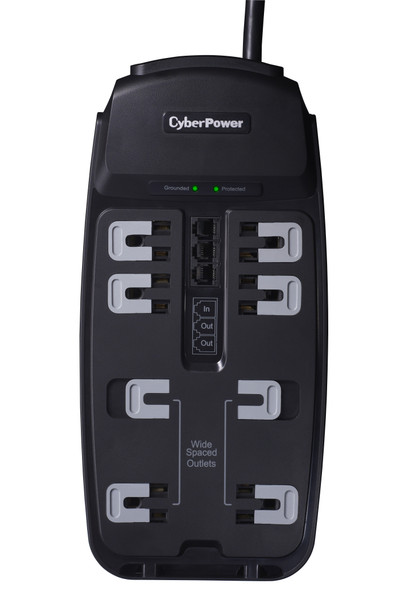 Cyberpower Pro Surge 8 Out 2250J EMI RFI CSP806T 649532603619