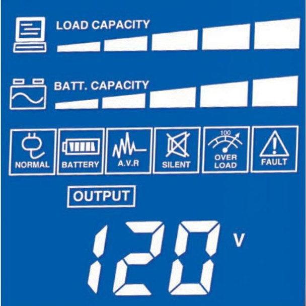 1000VA 600W UPS LCD 43128