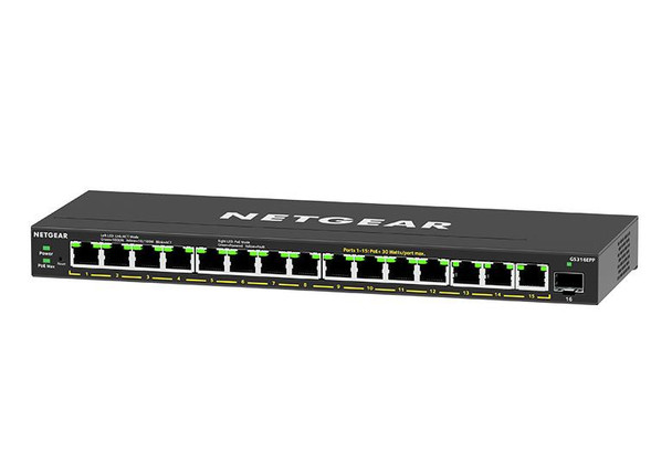 NETGEAR 16-Port High Power POE Plus GS316EPP-100NAS 606449154382