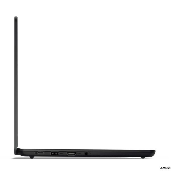 Lenovo 14w 3015e Notebook 35.6 cm (14") Touchscreen Full HD AMD 3000 4 GB DDR4-SDRAM 128 GB SSD Wi-Fi 6 (802.11ax) Windows 11 Pro Academic Black 82N80023US