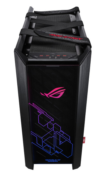 Asus GX601 ROG STRIX HELIOS CASE/BK/AL/WITH HANDLE 192876245774 blemished pkg e-atx, atx, micro-atx, mini-atx,aluminum, steel, tempered glass, a