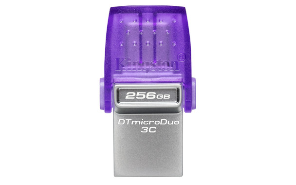Kingston Technology DTDUO3CG3/256GB  256gb datatraveler microduo 3c 200mb/s dual usb-a + usb-c dtduo3cg3/256gb