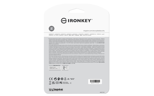 Kingston Technology IKVP50/256GB 740617329100 256gb ironkey vault privacy 50 aes-256 encrypted, fips 197 ikvp50/256gb 740617329100