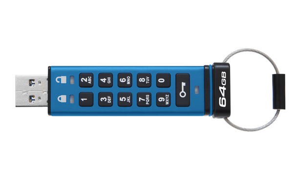 Kingston Technology IKKP200/64GB 740617330076 64gb ironkey keypad 200, fips 140-3 lvl 3 (pending) aes-256 encrypted ikkp200/64gb 740617330076