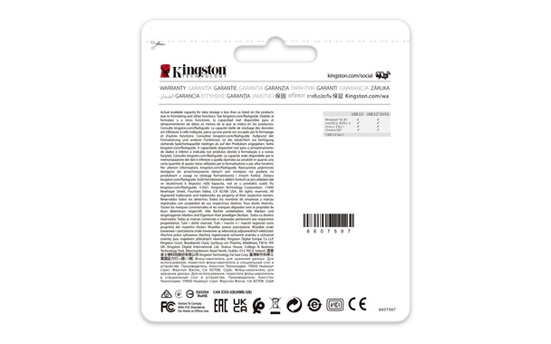 Kingston Technology DTXM/64GB 740617326260 64gb usb3.2 gen 1 datatraveler exodia m (black + blue) dtxm/64gb 740617326260