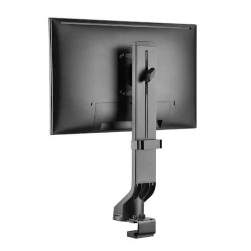 Tripp Lite Single-Display Monitor Arm with Desk Clamp and Grommet - Height Adjustable, 17” to 32” Monitors 43705
