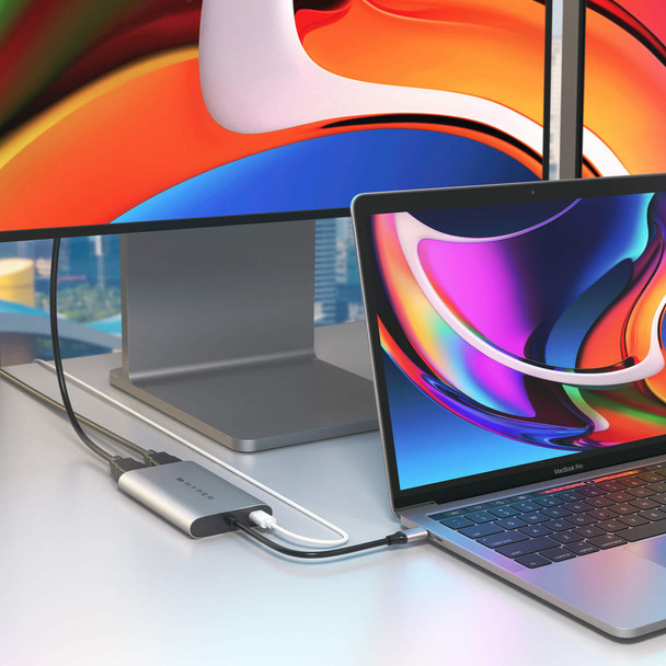 Targus HDM1-GL video cable adapter USB Type-C 2 x HDMI Grey HDM1-GL 817110015844