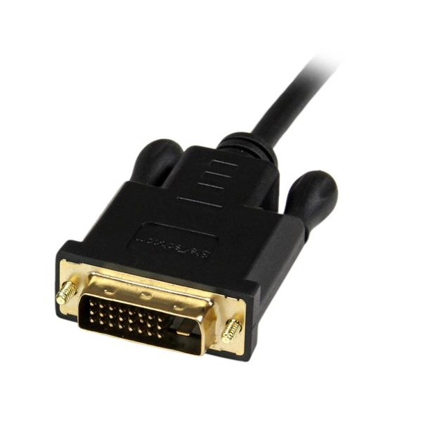 StarTech.com 6ft (1.8m) DisplayPort to DVI Cable - 1080p Video - Active DisplayPort to DVI Adapter Cable - DisplayPort to DVI-D Cable Single Link - DP 1.2 to DVI Monitor Cable Converter 43949
