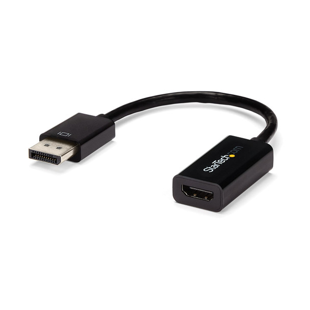 StarTech.com DisplayPort to HDMI Adapter - 4K 30Hz Active DisplayPort to HDMI Video Converter - DP to HDMI Monitor/TV/Display Cable Adapter Dongle - Ultra HD DP 1.2 to HDMI 1.4 Adapter 43960
