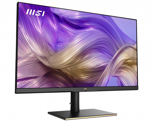 MSI Summit MS321UP 32 Inch Monitor with Adjustable Stand, UHD (3840 x 2160), 16:9, 60Hz, IPS, 4ms, HDMI, DisplayPort, USB Type-C, Built-in USB Hub, Anti-Glare, Anti-Flicker, Less Blue light, VESA, Kensington, Black SUMMITMS321UP 824142248706