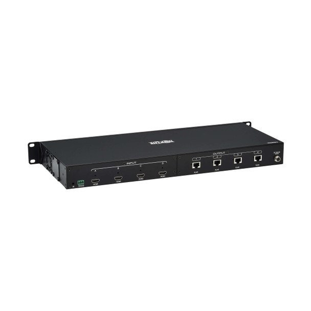 Tripp Lite B127A-4X4-BH4PH 4x4 HDMI over Cat6 Matrix Switch Kit, Switch/4x Pigtail Receivers - 4K 60 Hz, HDR, 4:4:4, PoC, 230 ft. (70.1 m), TAA B127A-4X4-BH4PH 037332269607