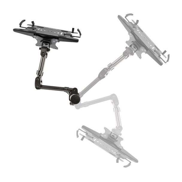 StarTech.com Laptop Desk Mount - Monitor and Laptop Mount - Displays up to 34in (8kg/17.6lb) & Laptops (4.5kg/9.9lb) - Articulating VESA Laptop Tray Arm - Clamp / Grommet Mount A-LAPTOP-DESK-MOUNT 065030894968