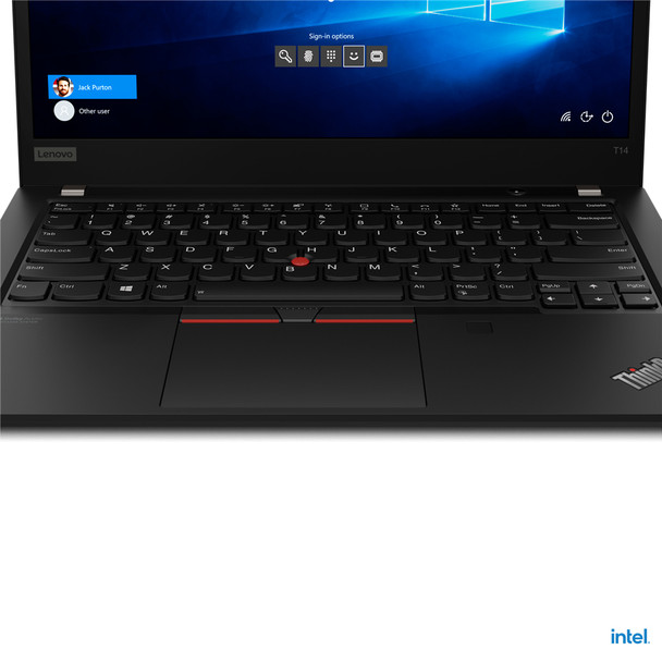 Lenovo ThinkPad T14 i7-1165G7 Notebook 35.6 cm (14") Full HD Intel Core i7 16 GB DDR4-SDRAM 512 GB SSD Wi-Fi 6 (802.11ax) Windows 11 Pro Black 20W0010LUS 196800793881