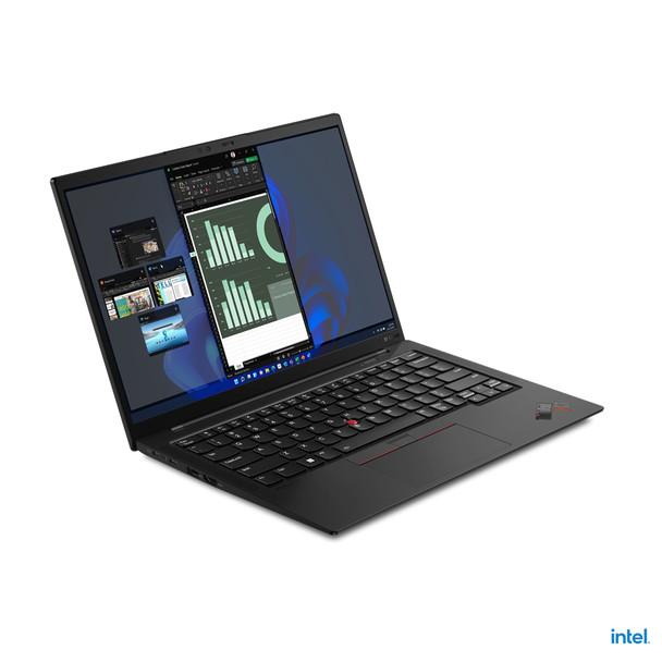 Lenovo ThinkPad X1 Carbon i7-1265U Notebook 35.6 cm (14") Touchscreen WUXGA Intel Core i7 16 GB LPDDR5-SDRAM 512 GB SSD Wi-Fi 6E (802.11ax) Windows 11 Pro Black 21CB0070CA 196380950148