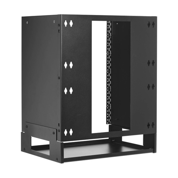 Tripp Lite SRWO12UBRKTSHEL 12U Wall-Mount Bracket with Shelf for Small Switches and Patch Panels, Hinged SRWO12UBRKTSHEL 037332262974