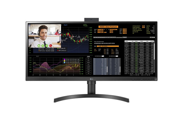 LG 34CN650W-AP All-in-One PC/workstation Intel Celeron 86.4 cm (34") 2560 x 1080 pixels 8 GB DDR4-SDRAM 128 GB SSD Windows 10 IoT Enterprise Wi-Fi 5 (802.11ac) Black 34CN650W-AP 195174032718