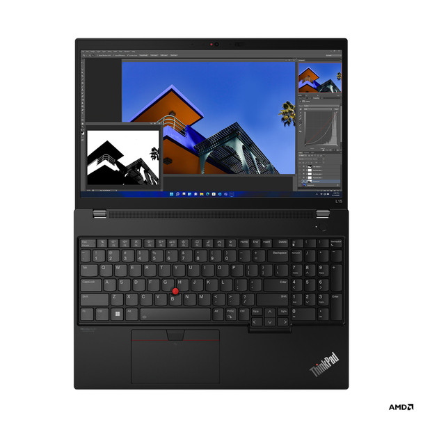 Lenovo ThinkPad L15 5675U Notebook 39.6 cm (15.6") Touchscreen Full HD AMD Ryzen 5 PRO 16 GB DDR4-SDRAM 512 GB SSD Wi-Fi 6E (802.11ax) Windows 11 Pro Black 21C7000XCA 196379690222