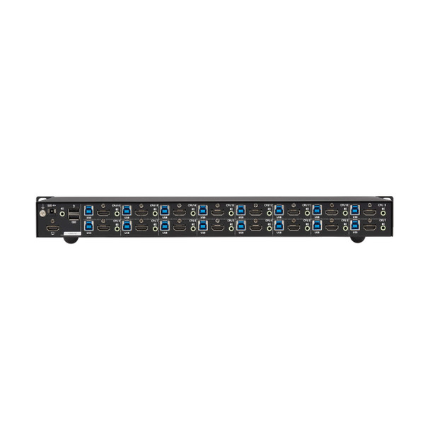 Tripp Lite B024-H4U16 16-Port 4K HDMI/USB KVM Switch - 4K 60 Hz Video/Audio, USB Peripheral Sharing, 1U Rack-Mount B024-H4U16 037332269249