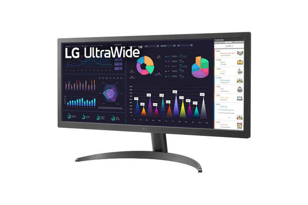 LG 26WQ500-B computer monitor 65.3 cm (25.7") 2560 x 1080 pixels 4K Ultra HD LCD Black 26WQ500-B 195174035245