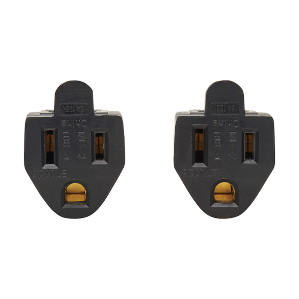 Tripp Lite Extension Cord Y Splitter, NEMA 5-15P to 2x NEMA 5-15R - Heavy Duty, 15A, 120V, 14 AWG, 1 ft. (0.3 m), Black P024-001-2 037332268532