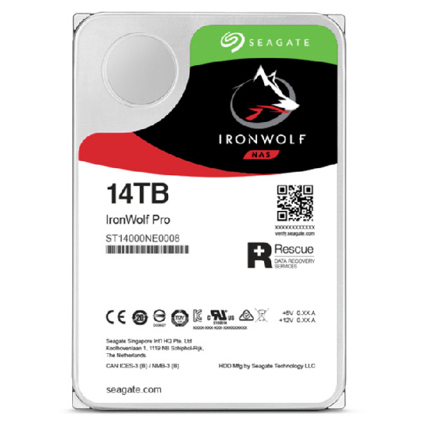 Seagate IronWolf Pro ST14000NT001 internal hard drive 3.5" 14000 GB ST14000NT001 763649176283