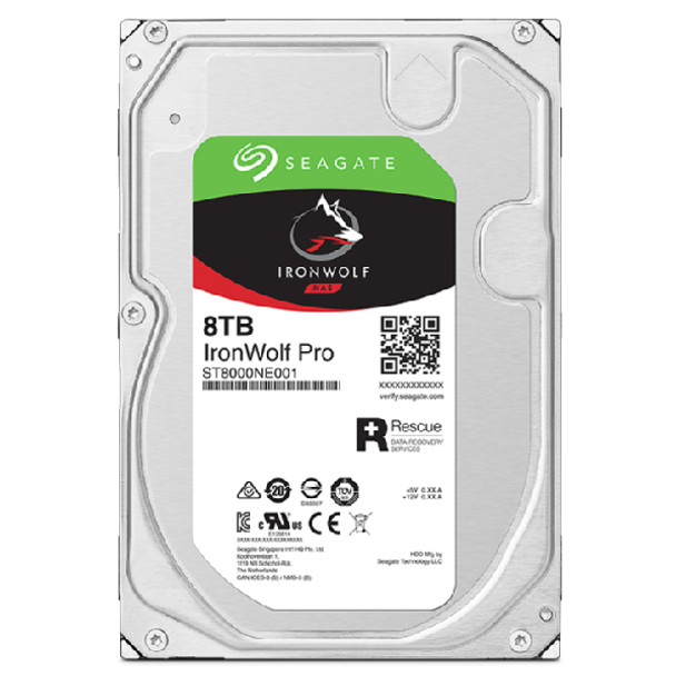 Seagate IronWolf Pro ST8000NT001 internal hard drive 3.5" 8000 GB ST8000NT001 763649176313