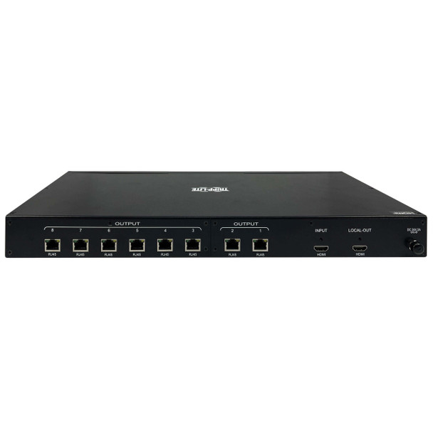 Tripp Lite B127A-008-BH 8-Port HDMI over Cat6 Splitter - 4K 60 Hz, HDR, 4:4:4, PoC, HDCP 2.2, 230 ft. (70.1 m), TAA B127A-008-BH 037332269171