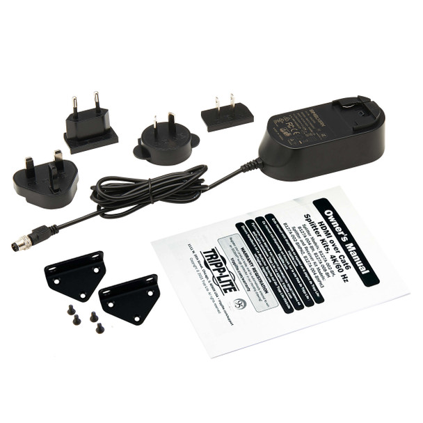 Tripp Lite B127A-008-BH 8-Port HDMI over Cat6 Splitter - 4K 60 Hz, HDR, 4:4:4, PoC, HDCP 2.2, 230 ft. (70.1 m), TAA B127A-008-BH 037332269171