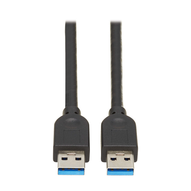 Tripp Lite U325-015 USB 3.0 SuperSpeed A to A Cable for USB 3.0 All-in-One Keystone/Panel Mount Couplers (M/M), Black,15 ft. (4.6 m) U325-015 037332274588