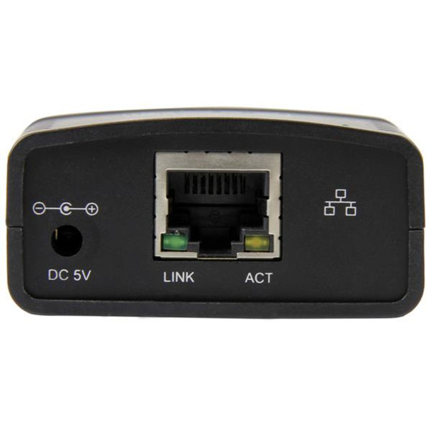 StarTech.com 10/100Mbps Ethernet to USB 2.0 Network LPR Print Server 44074