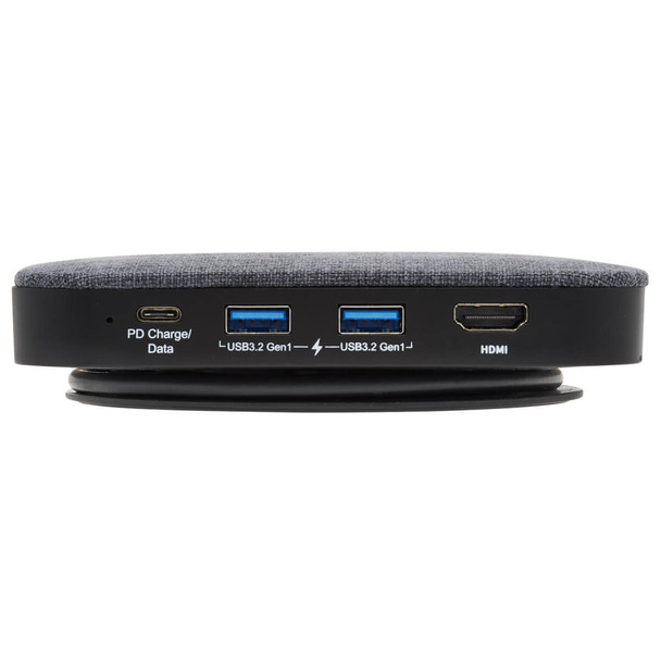 Tripp Lite U442-DOCK17-GY USB-C Dock with Optional Internal Hard Drive, 4K HDMI, USB 3.2 (5G), USB-A/USB-C Hub, SATA III, 100W PD Charging, Gray U442-DOCK17-GY 037332262288