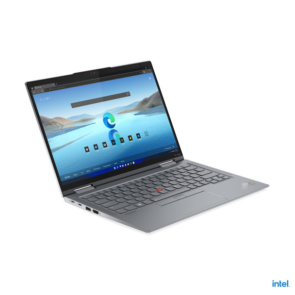 Lenovo ThinkPad X1 Yoga i5-1240P Hybrid (2-in-1) 35.6 cm (14") Touchscreen WUXGA Intel Core i5 16 GB LPDDR5-SDRAM 256 GB SSD Wi-Fi 6E (802.11ax) Windows 11 Pro Grey 21CD000FUS 196379731673