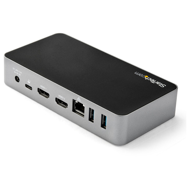 StarTech.com USB-C Dock - Dual Monitor 1080p HDMI Laptop Docking Station - 65W Power Delivery - 1x USB-C, 3x USB-A, Ethernet - Dual Video Display USB 3.1 Gen 1 Type-C Dock - Mac & Windows DK30CHHPD 065030881678