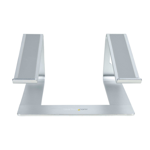 StarTech.com Laptop Stand for Desk, Supports 5kg/11lb, Aluminum, Silver, Ergonomic Laptop Riser, Portable Laptop Holder, Computer Stand for Macbook Air/Pro, Dell XPS, Lenovo LAPTOP-STAND-SILVER 065030895132