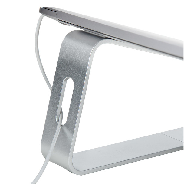 StarTech.com Laptop Stand for Desk, Supports 5kg/11lb, Aluminum, Silver, Ergonomic Laptop Riser, Portable Laptop Holder, Computer Stand for Macbook Air/Pro, Dell XPS, Lenovo LAPTOP-STAND-SILVER 065030895132