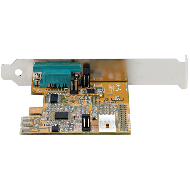 StarTech.com PCI Express Serial Card, PCIe to RS232 (DB9) Serial Interface Card, PC Serial Card w/ 16C1050 UART, Standard or Low Profile Brackets, COM Retention, Windows & Linux 11050-PC-SERIAL-CARD 065030894777