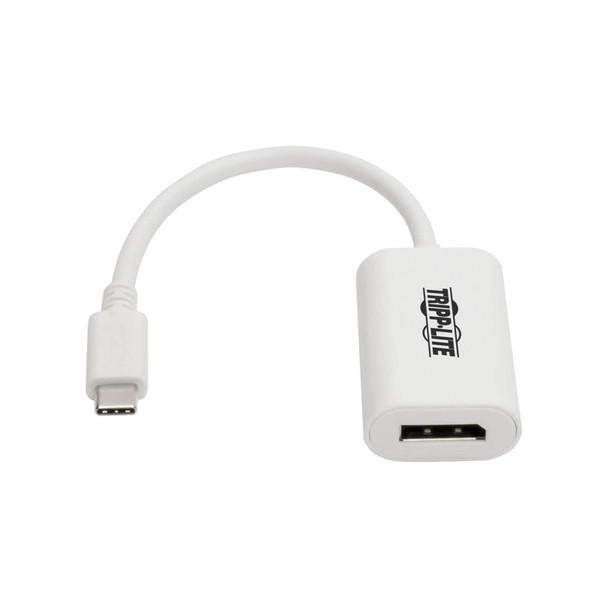 Tripp Lite U444-06N-DP4K6W USB-C to Displayport 4K 60Hz Adapter, White U444-06N-DP4K6W 037332213341