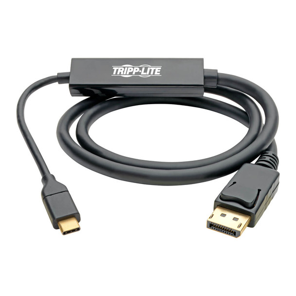 Tripp Lite U444-003-DP USB-C to DisplayPort Active Adapter Cable (M/M), 4K 60 Hz, 3 ft. (0.9 m) U444-003-DP 037332210371