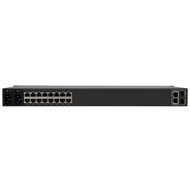 Tripp Lite 16-Port Console Server, USB Ports (2) - Dual GbE NIC, 16 Gb Flash, SD Card, Wi-Fi, Desktop/1U Rack, TAA B098-016 037332218056